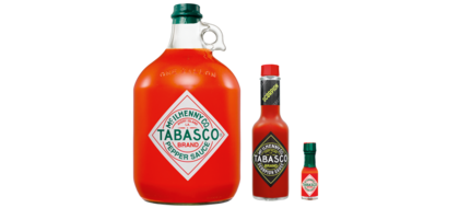 TABASCO® 3er Saucen Set - Original Red Sauce (3.780ml) , Gratis Scorpion Sauce (148ml) und Gratis Original Red Sauce (4ml)